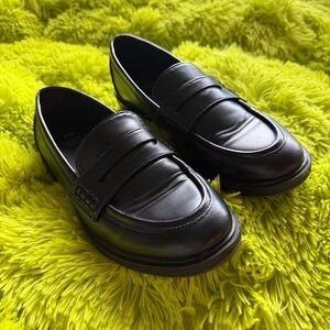 Time and Tru Black Loafers